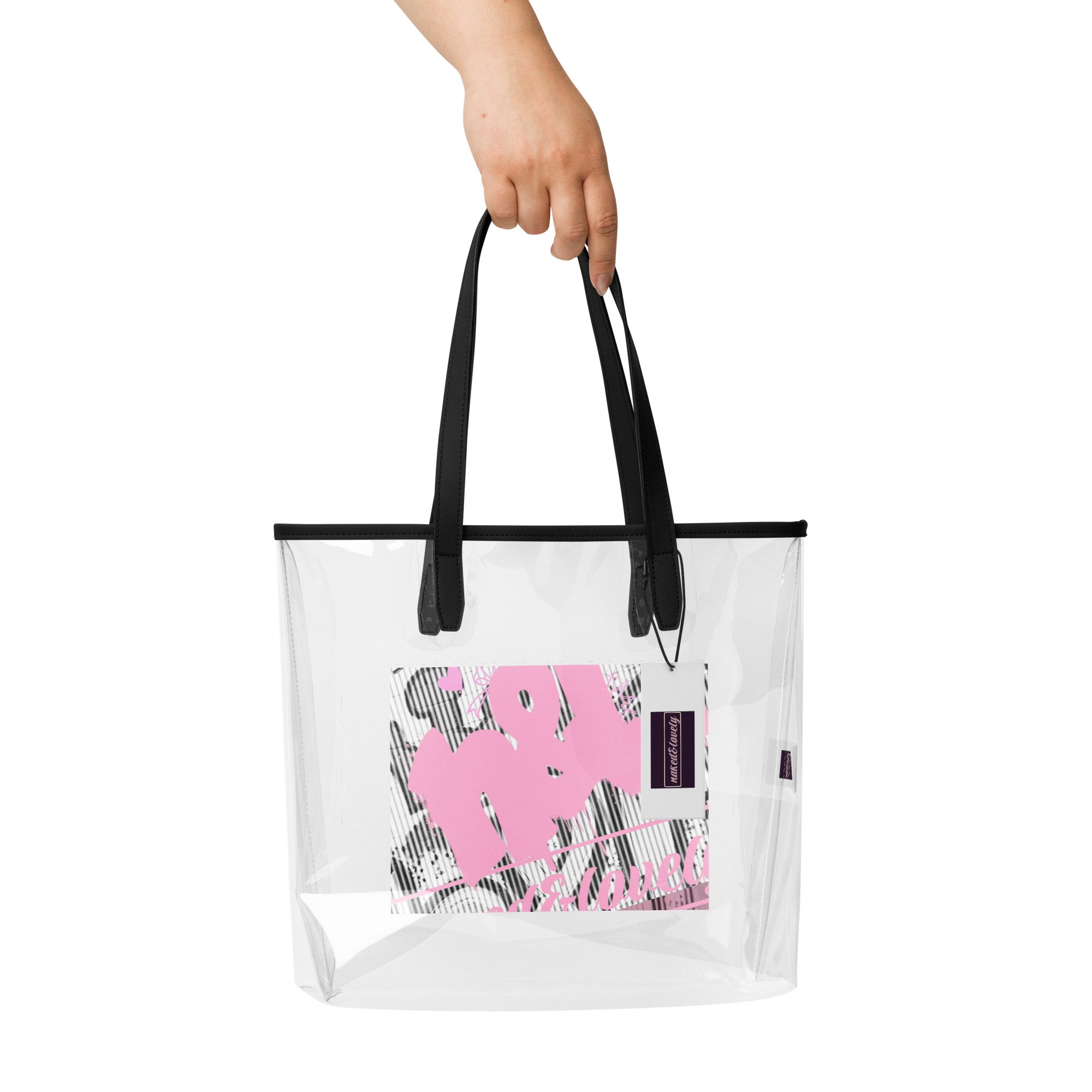Clear n&l branded tote bag