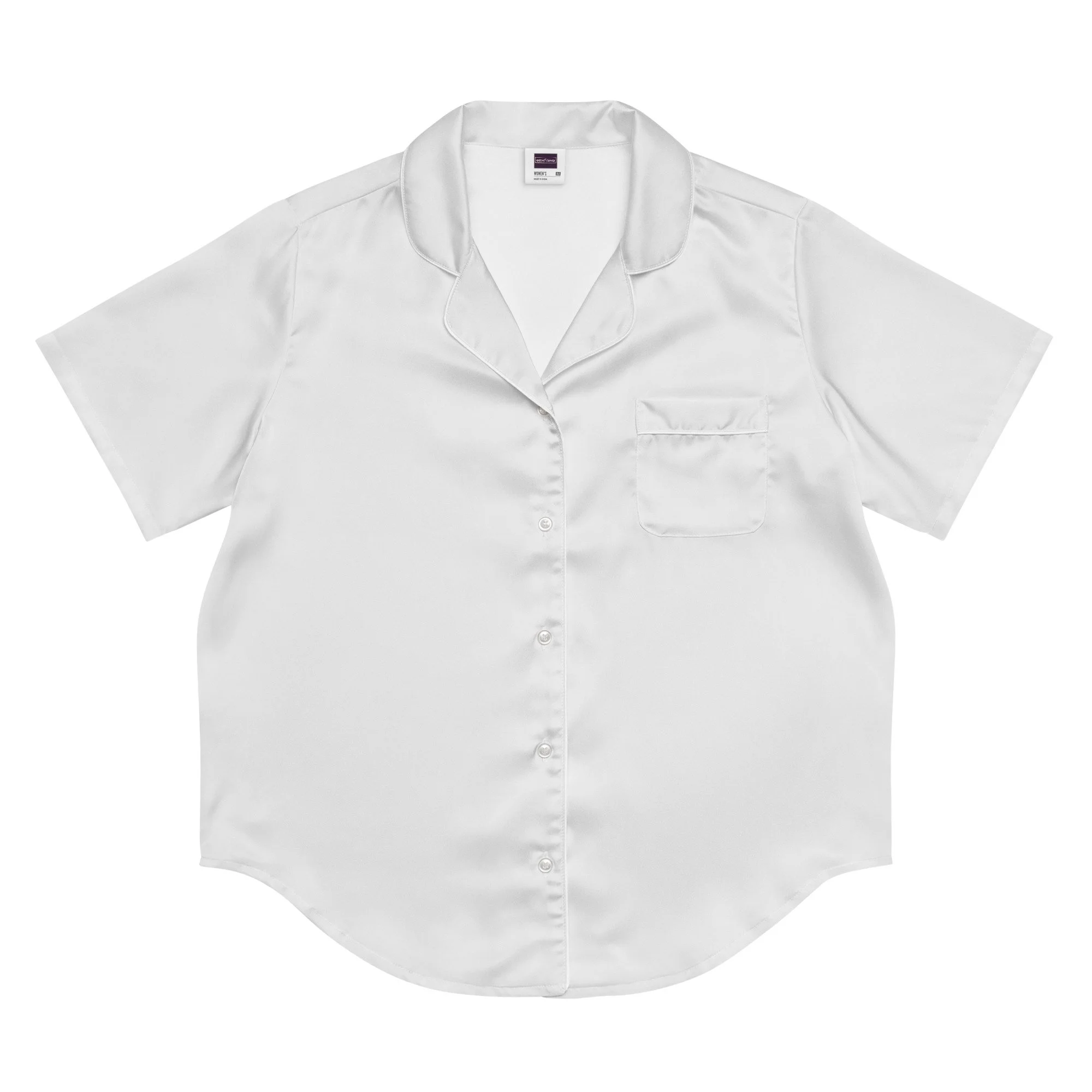 Gray women’s short sleeve pajama top