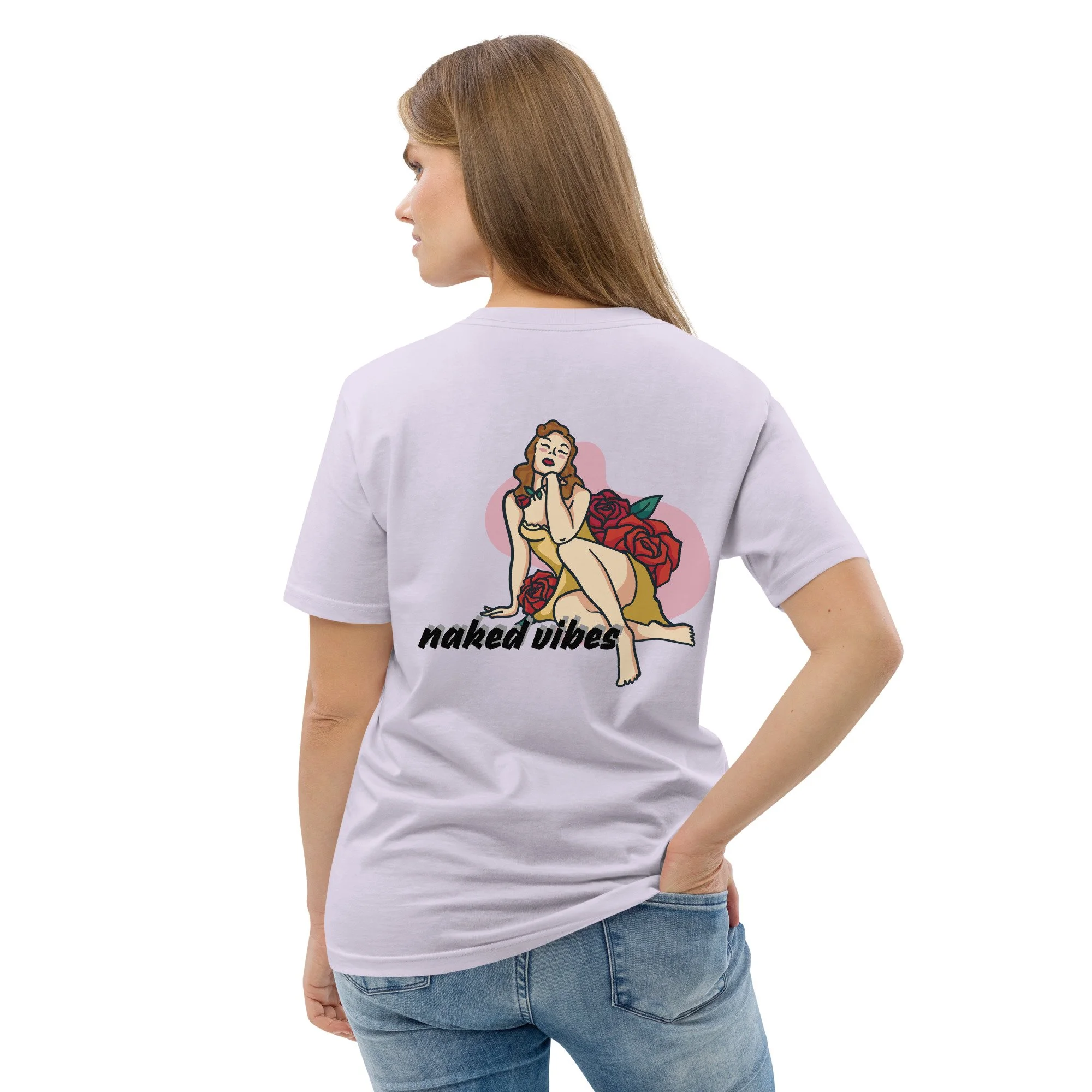 Unisex "naked vibes" organic cotton t-shirt