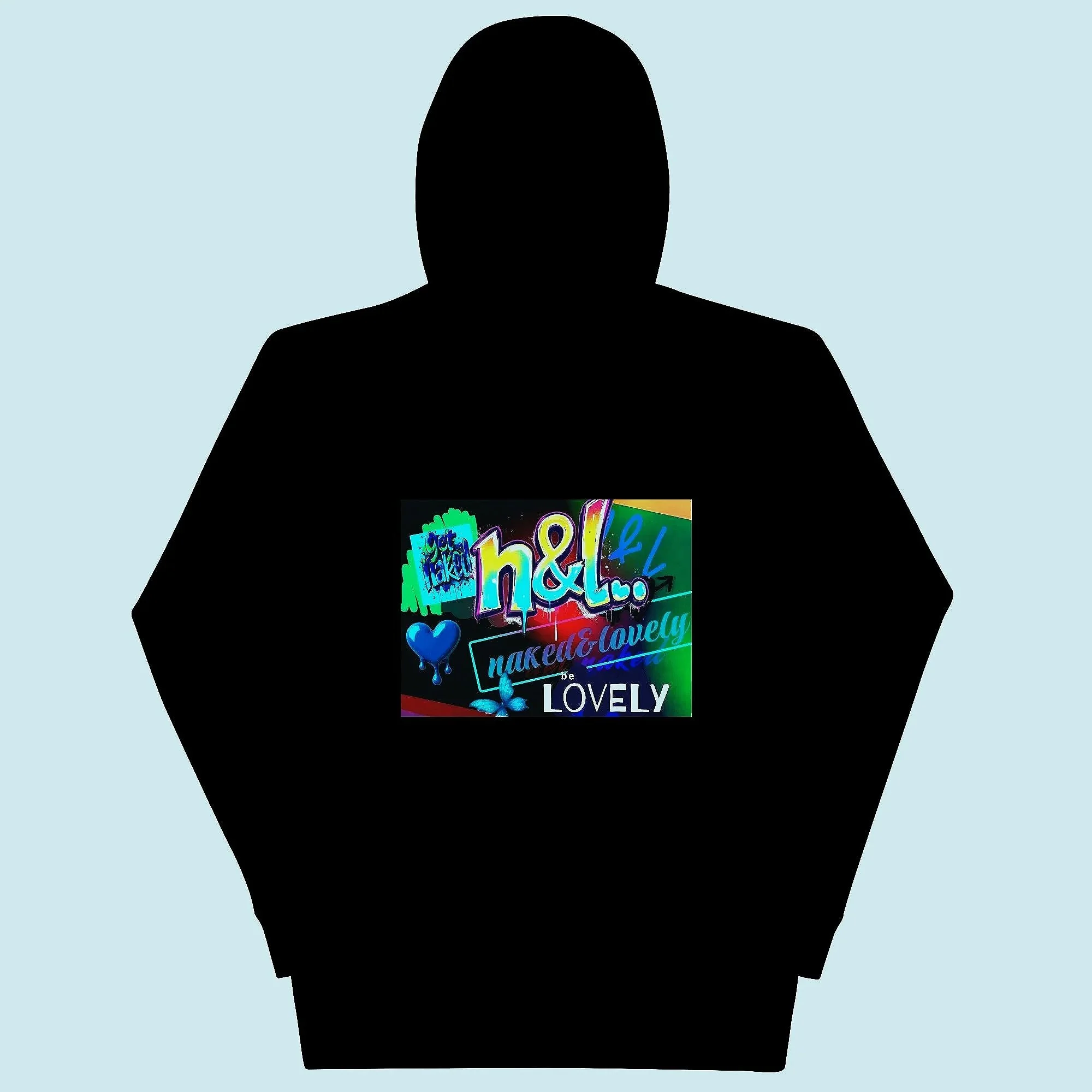 n&l graffiti hoodie.