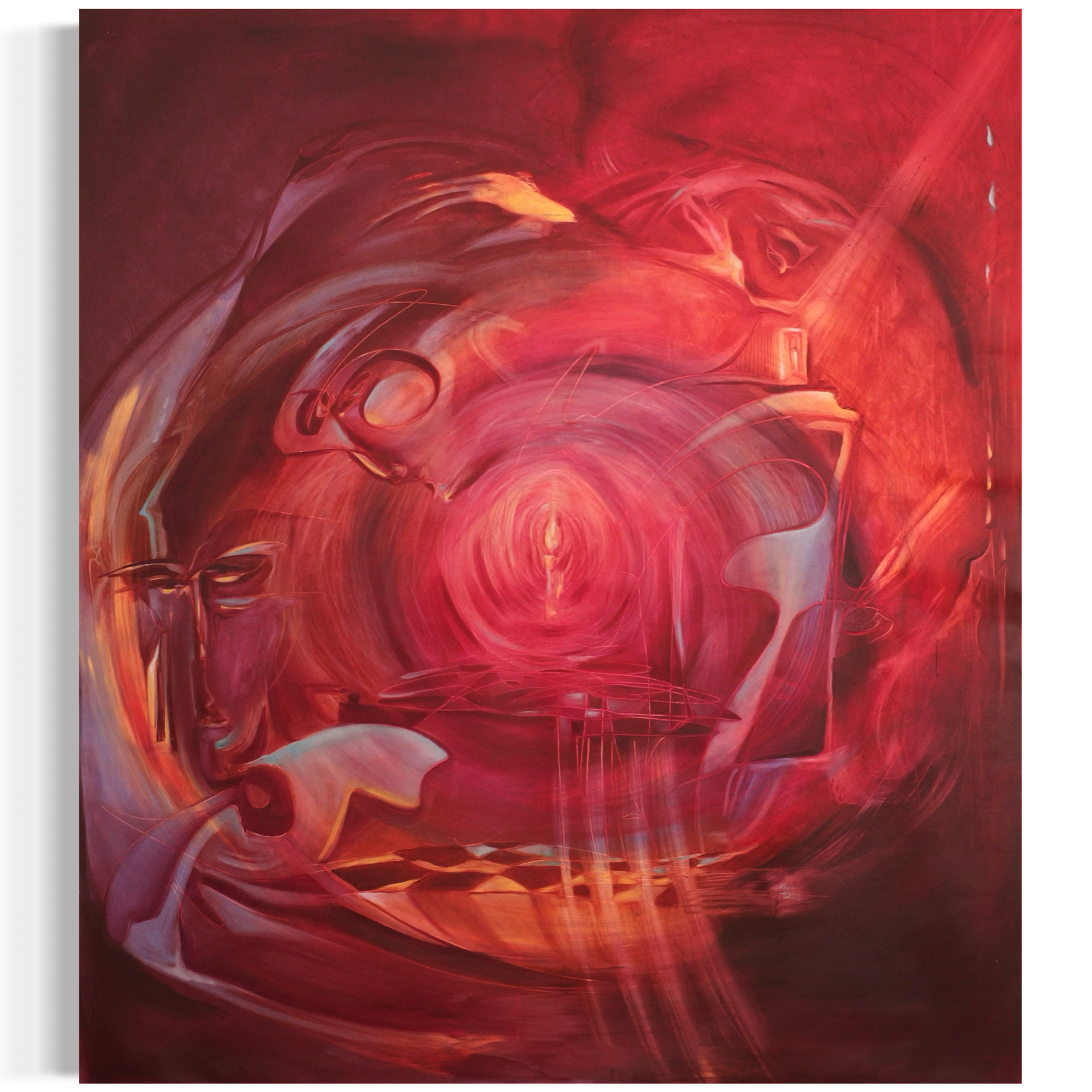 Magia, fuego y transformación, 2025. Oil on canvas - 160 x 140 cm