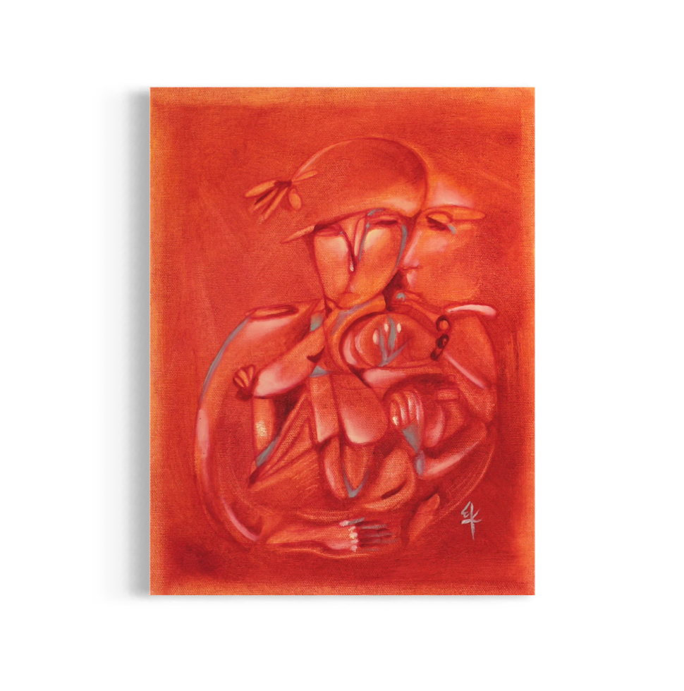 Susurro, 2025. Oil on canvas - 30 x 22 cm