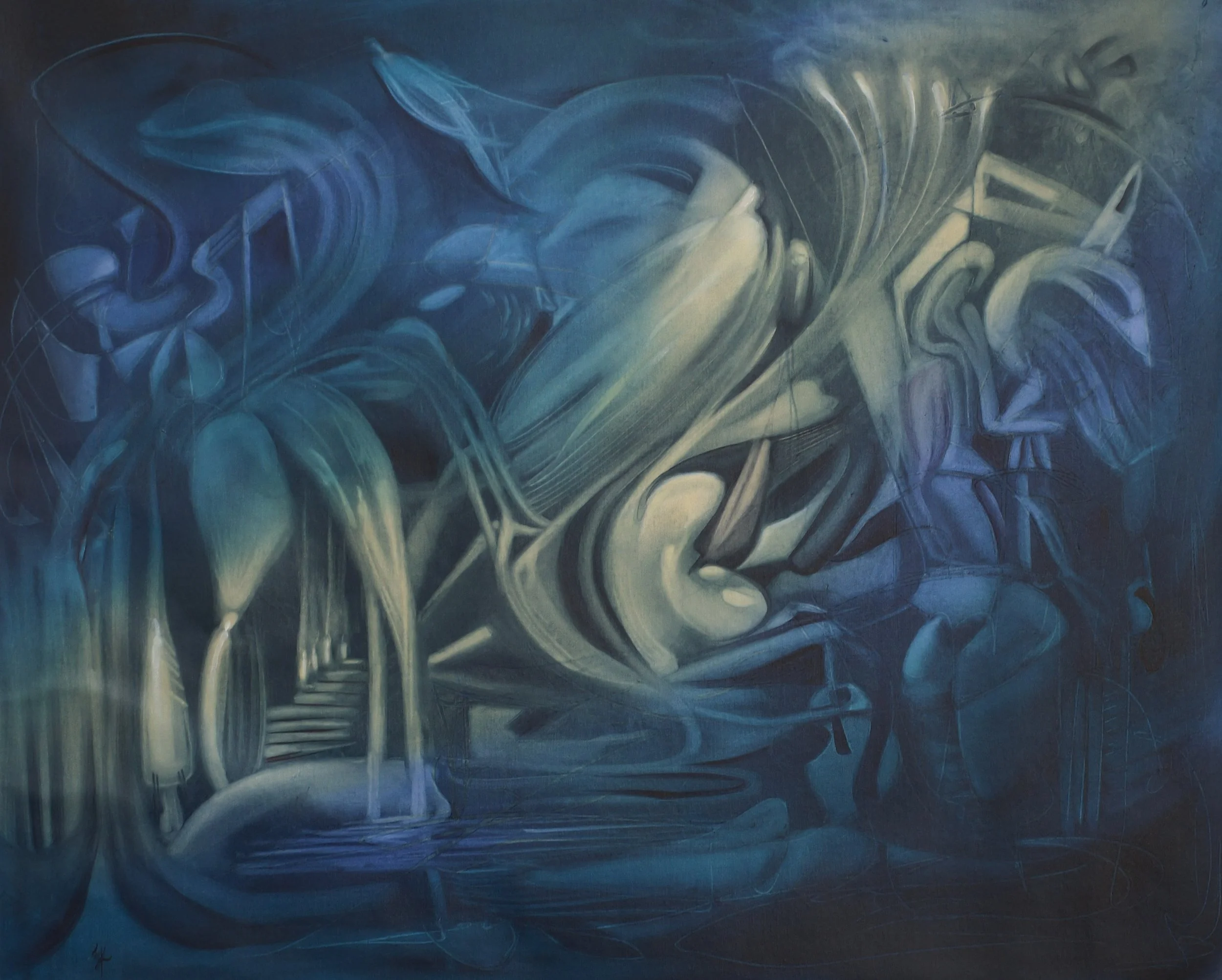 La gran bienvenida, 2025. Oil on canvas - 80 x 97 cm