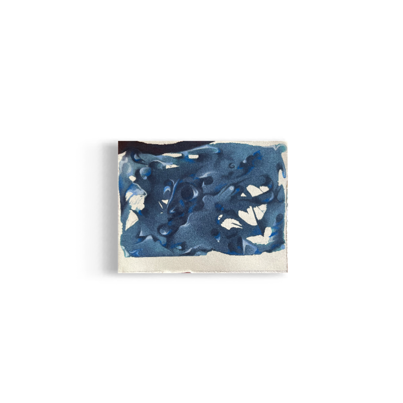 Fantasmas, 2025. Mixed media on paper - 11 x 16.5 cm