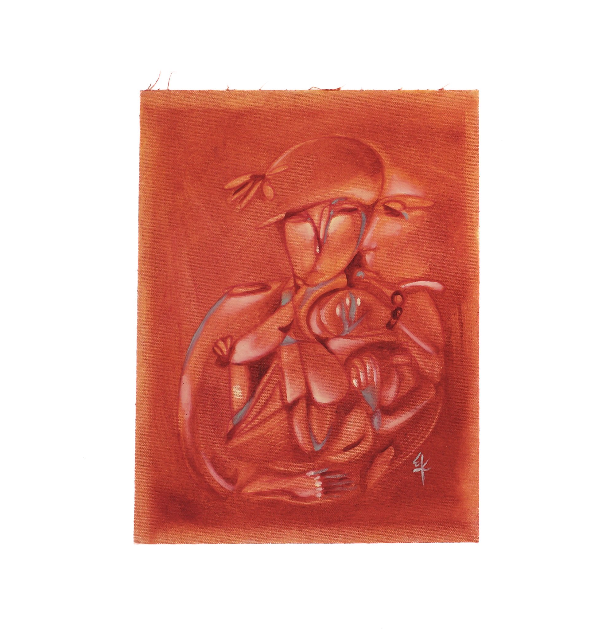 Susurro, 2025. Oil on canvas - 30.5 x 22.8 cm