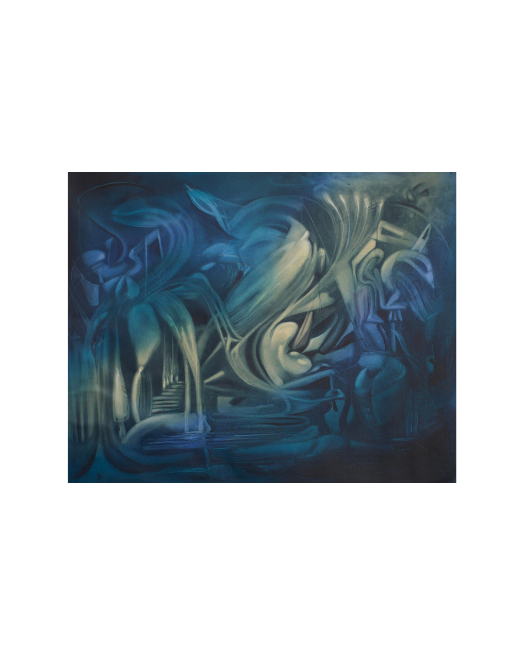 La gran bienvenida, 2025. Oil on canvas - 80 x 97 cm