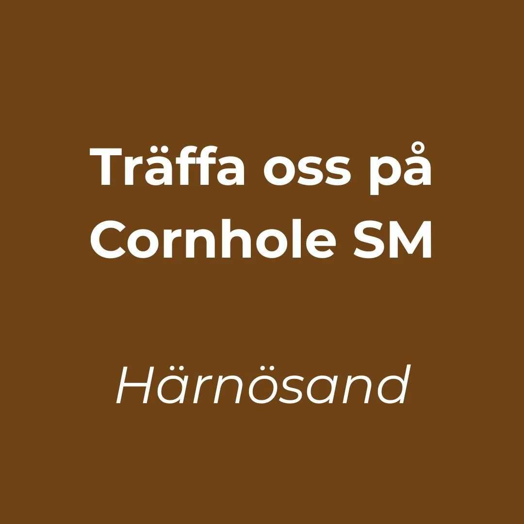 Vi ses på Cornhole-SM!
