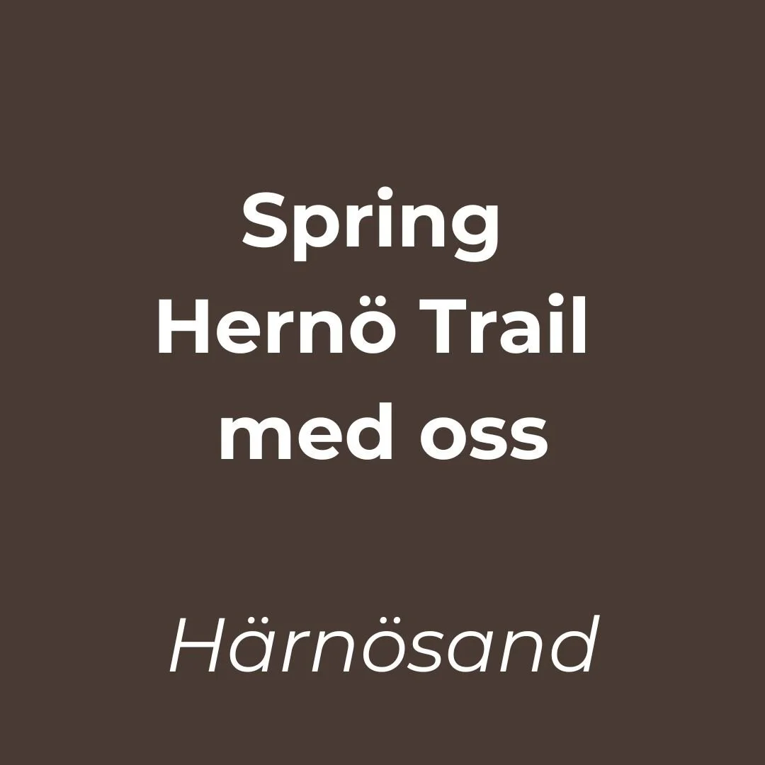 Spring Hernö Trail med oss