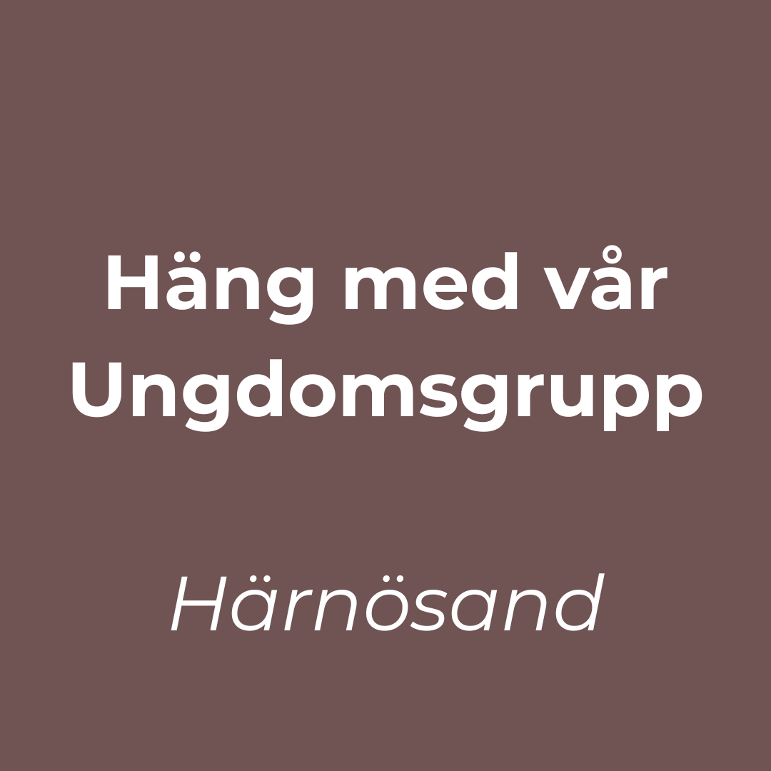 Häng med Ungdomsgruppen!