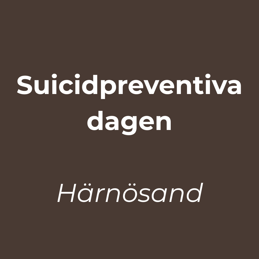 Suicidpreventiva dagen