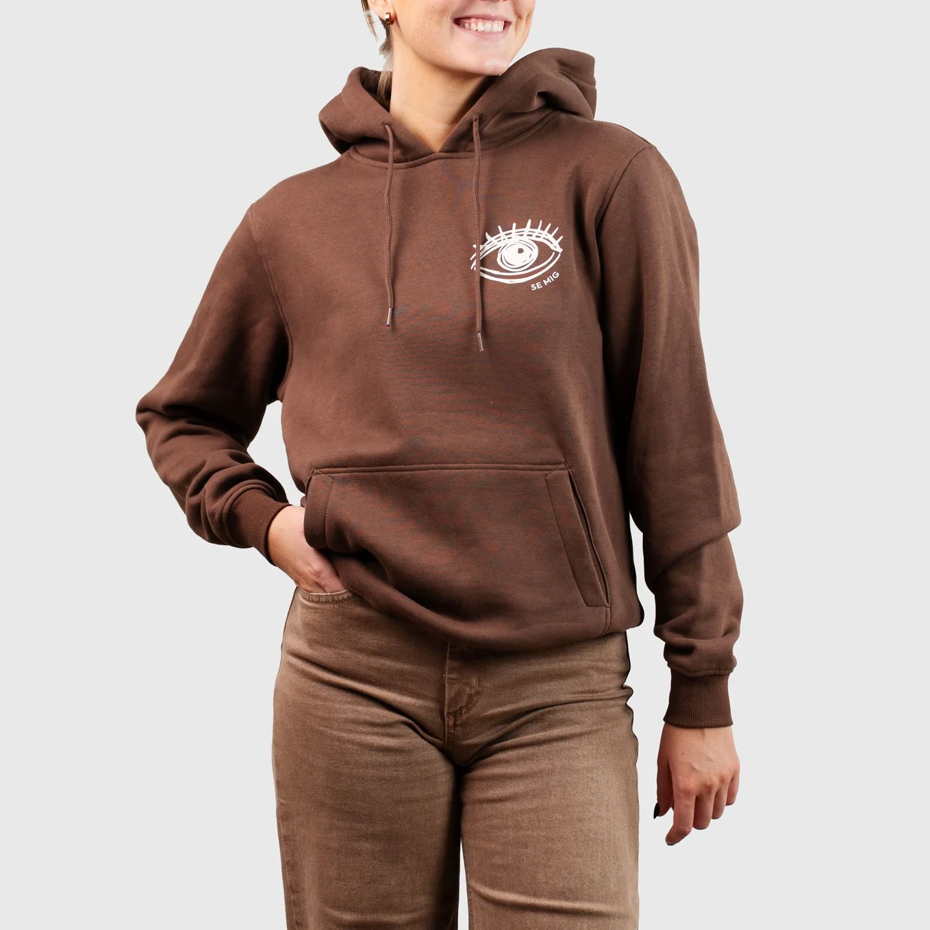 Hoodie Brun