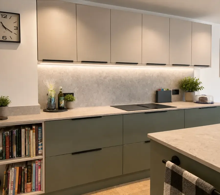 A Sage Green Kitchen and Complete Home Transformation in Arundel