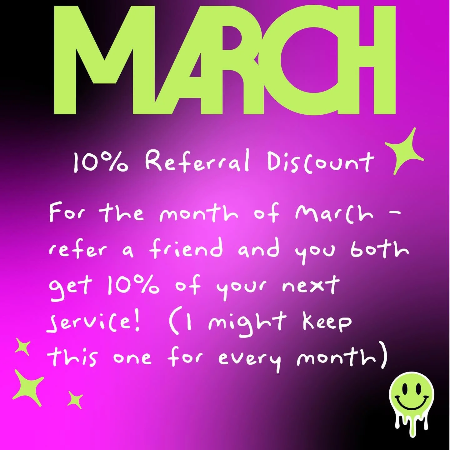 Send friends, you both save $$, baddabing baddaboom. 🤌🏽