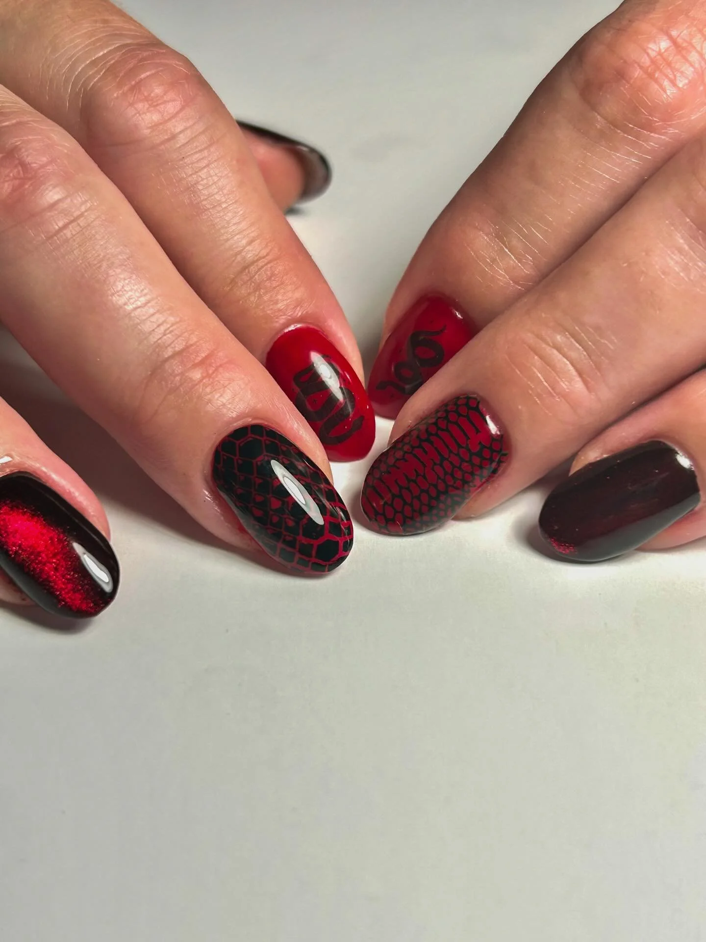 I mean - these took me forever but they came out real cute. I usually like to just do a one color for a first timer because often I have to do repairs and soak offs and the appointments can just take longer while we get adjusted to each other. But Ev