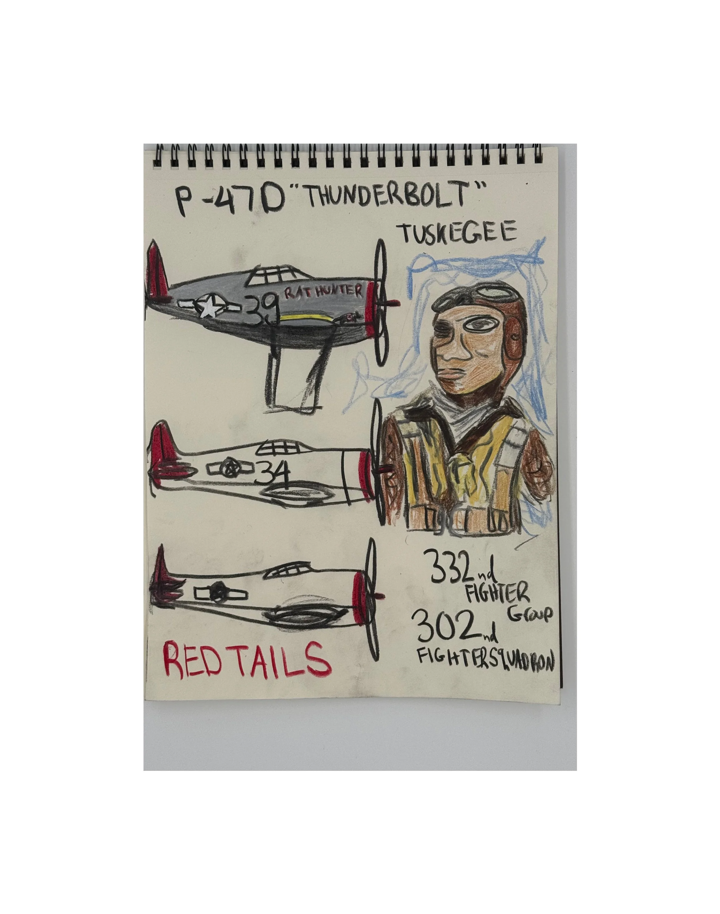 RED TAILS- Tuskegee Airmen Sketch 2026