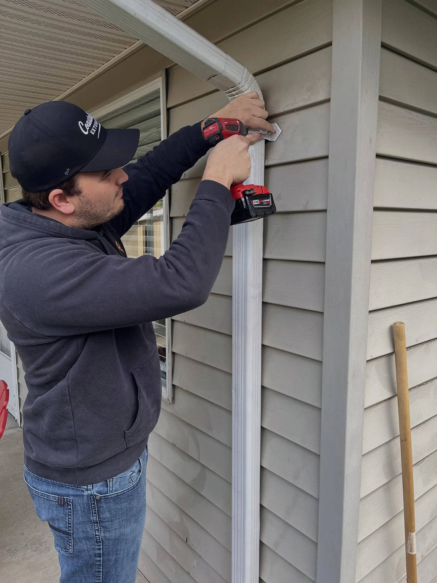 Rainy nights and leaking downspouts&hellip; sounds like the start of a horror movie. 😬 We&rsquo;ll make sure yours doesn&rsquo;t turn into one.