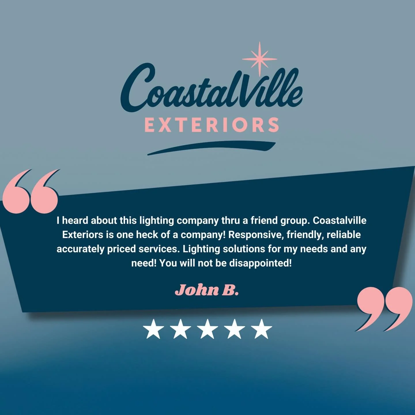 Another 5-star experience in the books. Grateful for every home we get to light up this season.