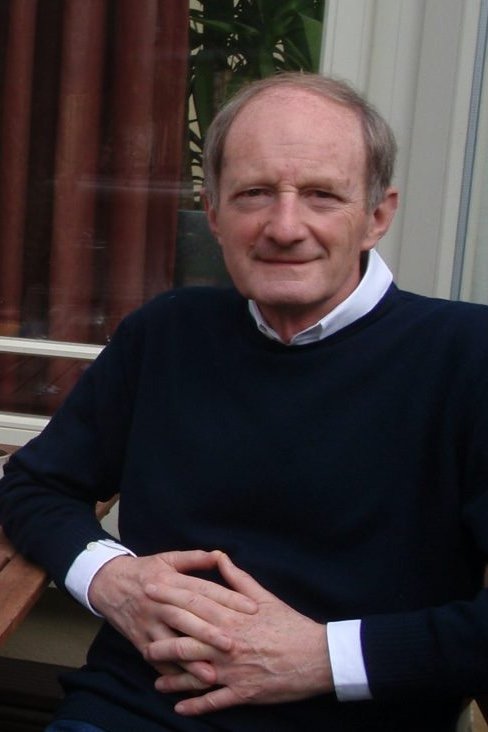 Cropped photograph of David Paroissien in Northampton in 2008,  provided by Catherine Waters.