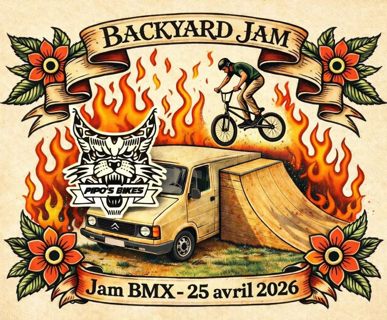 Backyard jam de printemps arrive &agrave; la maison ! Plus de news soon !