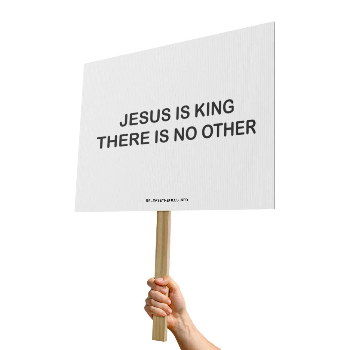 JESUS IS KING Sign