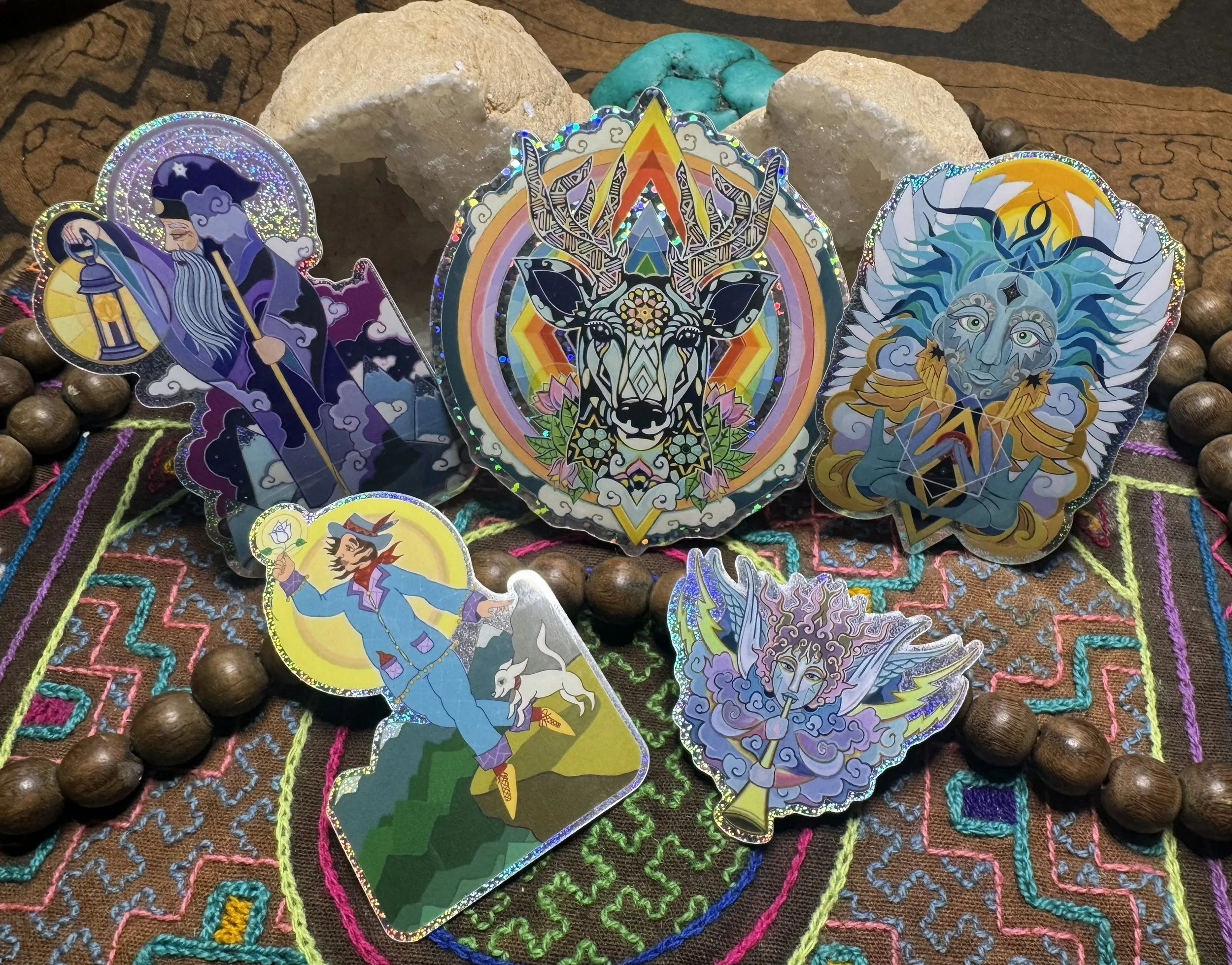 Arcana and Angelics Sticker Pack (5 Stickers)