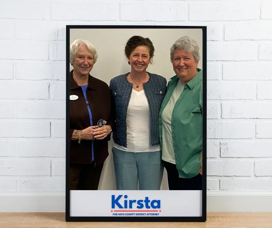 Last Friday, Kirsta shared about State v. Steve Sumlin, one of her human trafficking trials, at the San Marcos Library for LifeLong Learning-San Marcos and in recognition of National Human Trafficking Prevention Month. 
A big thanks to Director Maria