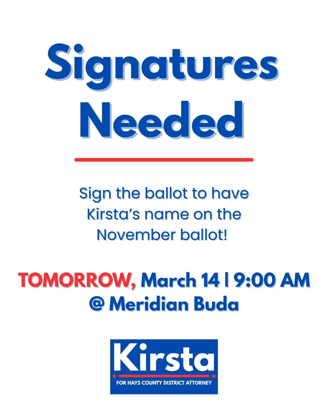 Even if you're unable to volunteer, we'd still love for you to swing by and sign the petition and have a coffee!