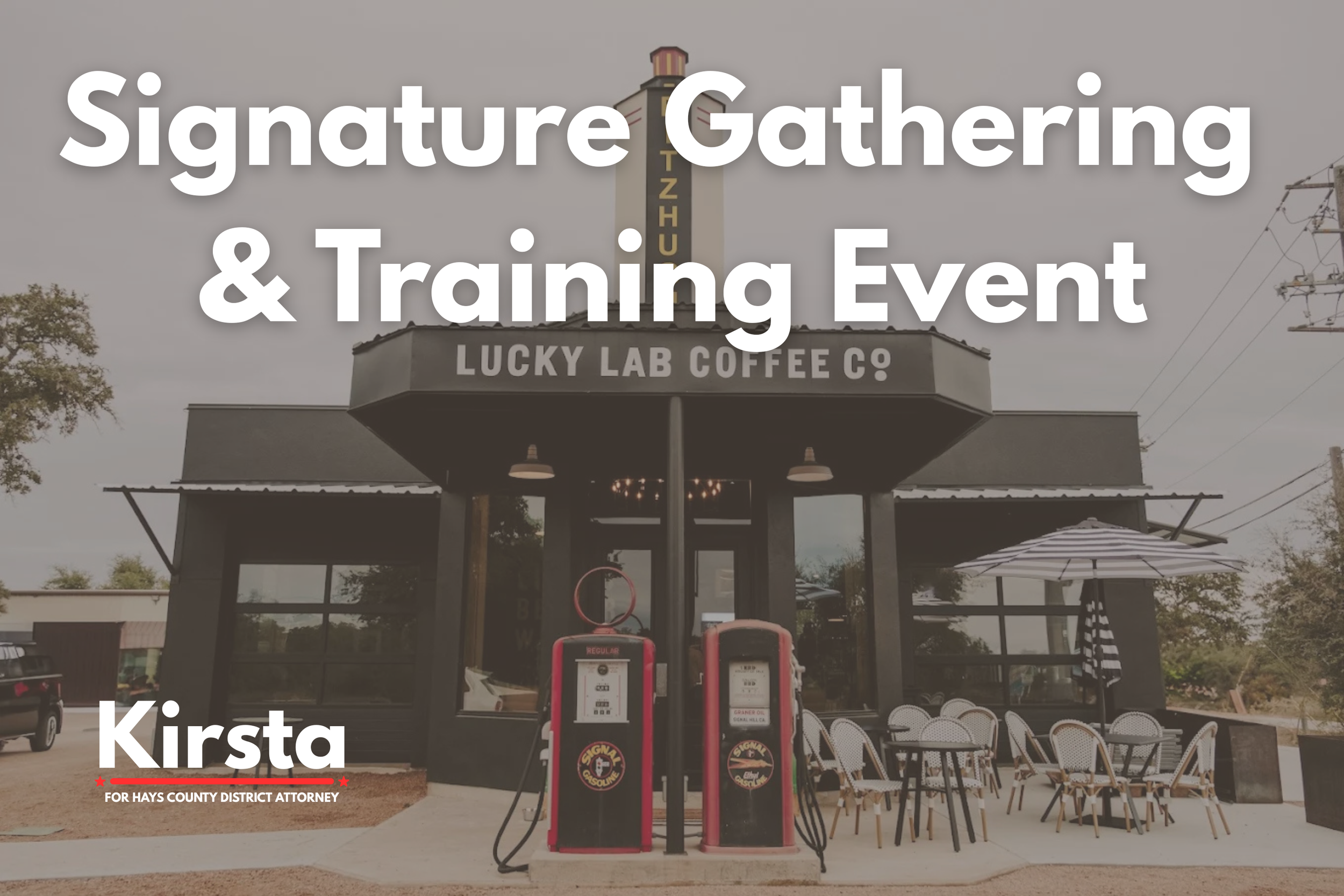 Lucky Lab Petition Signing and Training 