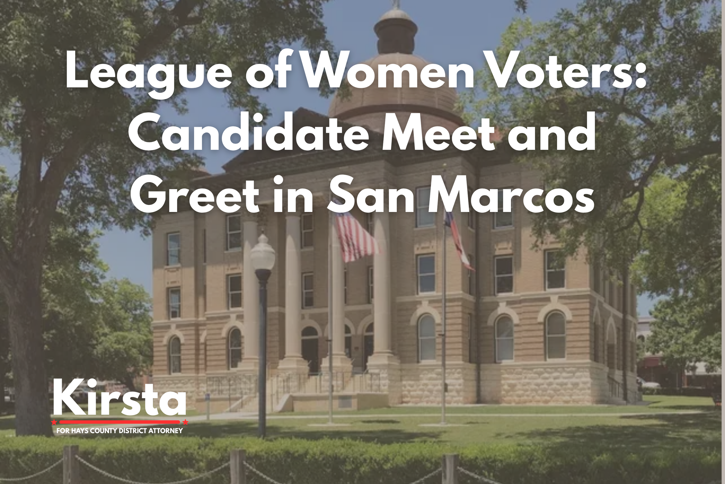 LWV: Candidate Meet and Greet in San Marcos