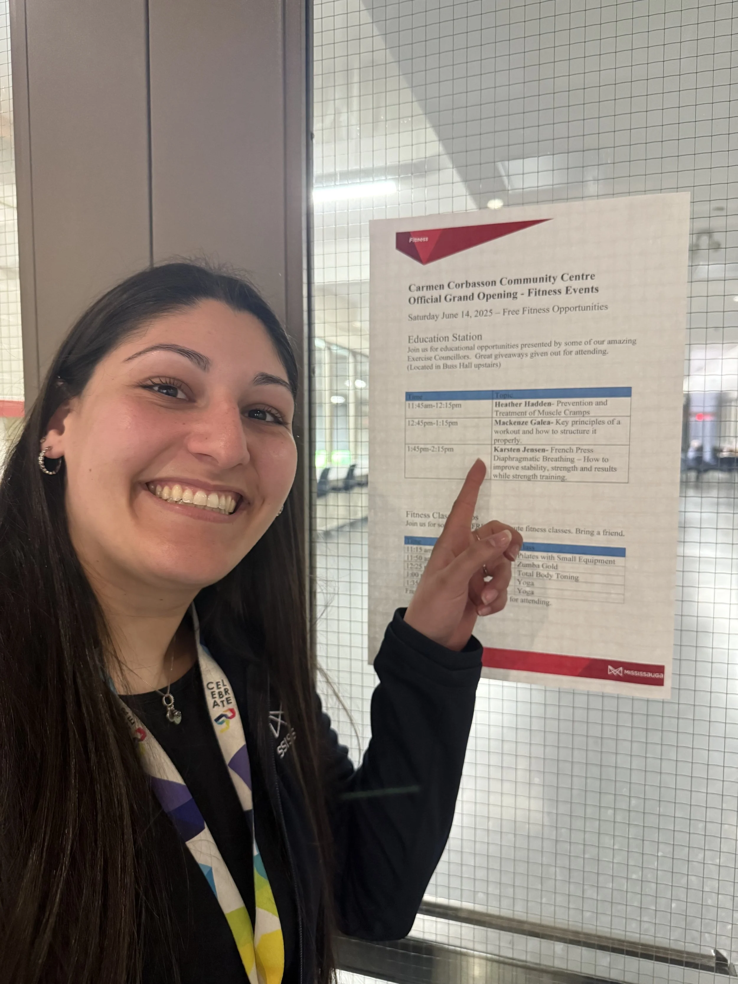 Grand Opening Seminar at Carmen Corbasson Community Centre