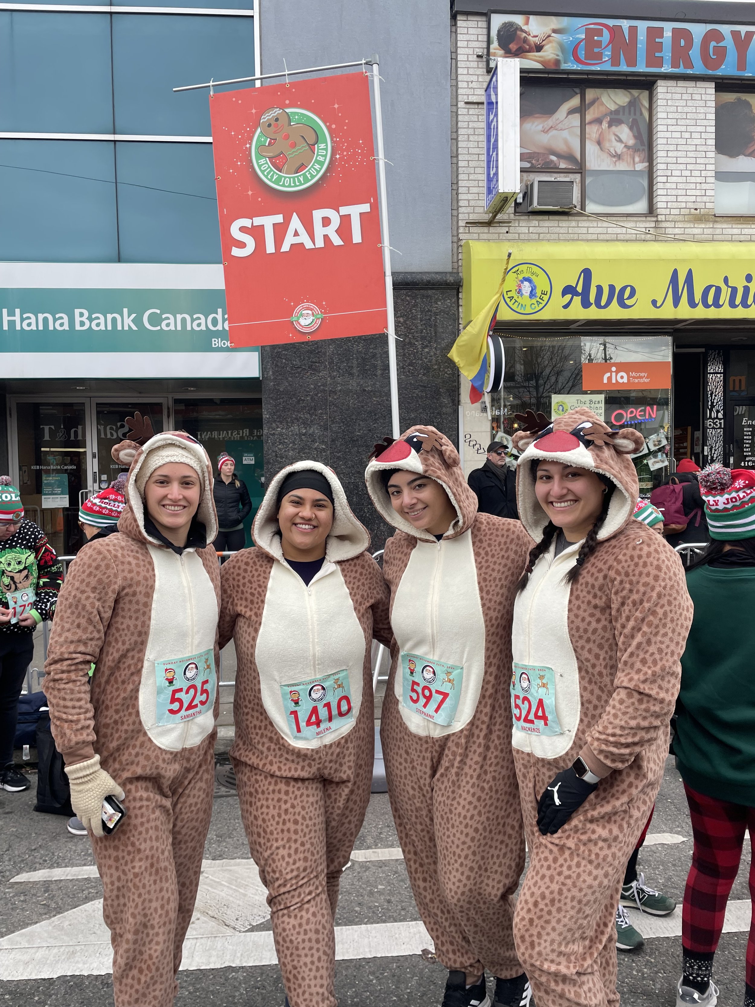 5km Santa Clause Run with my clients 