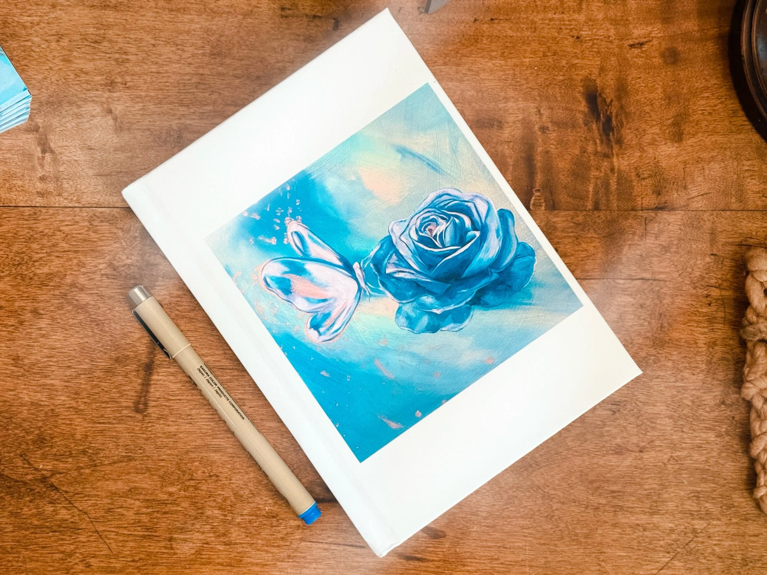 Gratitude journal 'Rose & Butterfly'