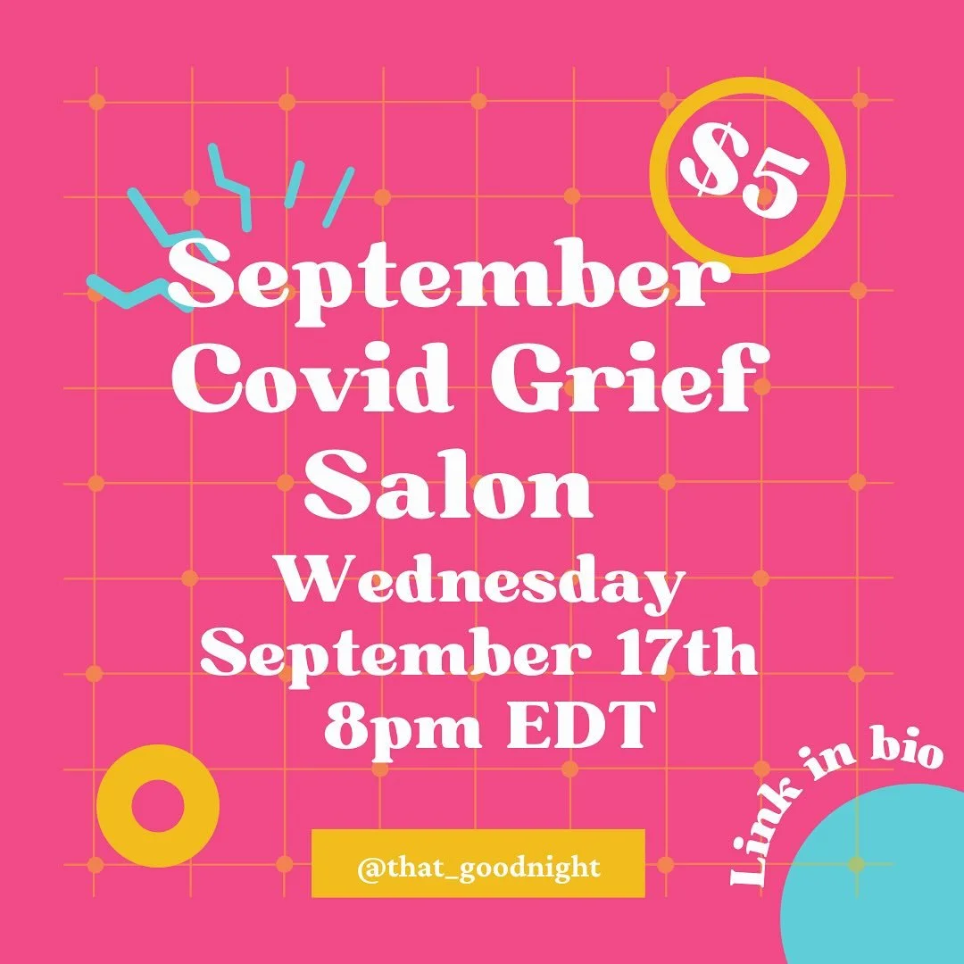 And we&rsquo;re back! September is here and it&rsquo;s time for us to talk about covid grief especially as kids head back to school and folks are increasingly being pushed back into the office. Link is in bio as always. If you can&rsquo;t afford the 