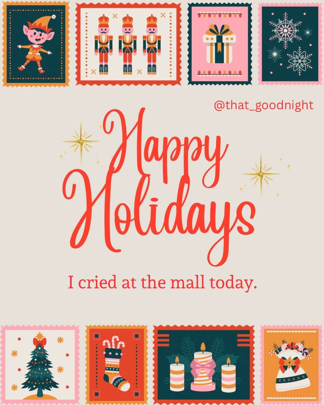 The holidays are here. If you are grieving and not in a merry mood, please know you&rsquo;re not alone. Join me this Wednesday for an online grief salon to talk about grief and the holidays. Link in bio.