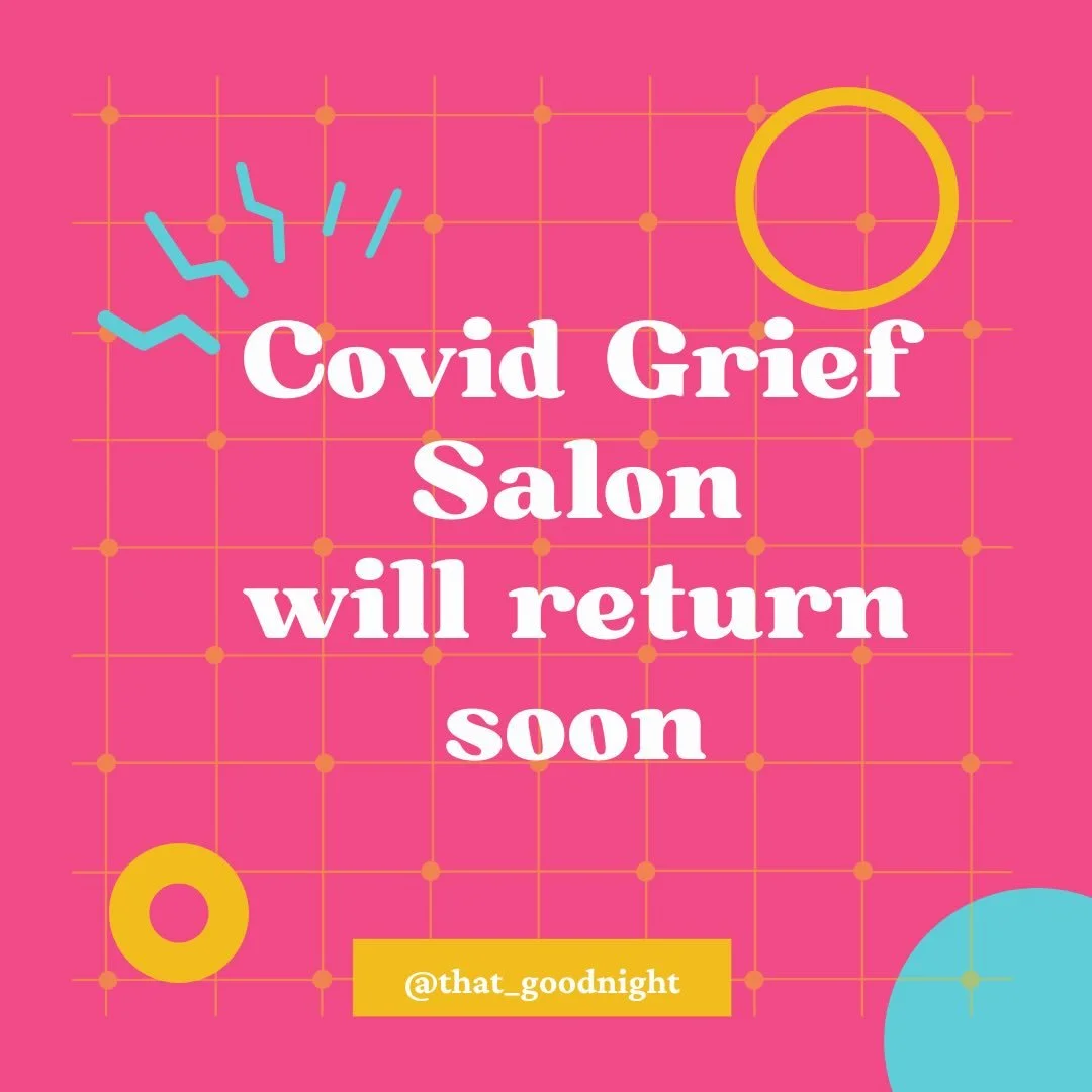 Hi friends, there is no covid grief salon this month as I am taking a short break from holding the space. But it will return! In the meantime, CC comrades, stay strong, keep masking and remember that every time you mask, you help to break the chain o