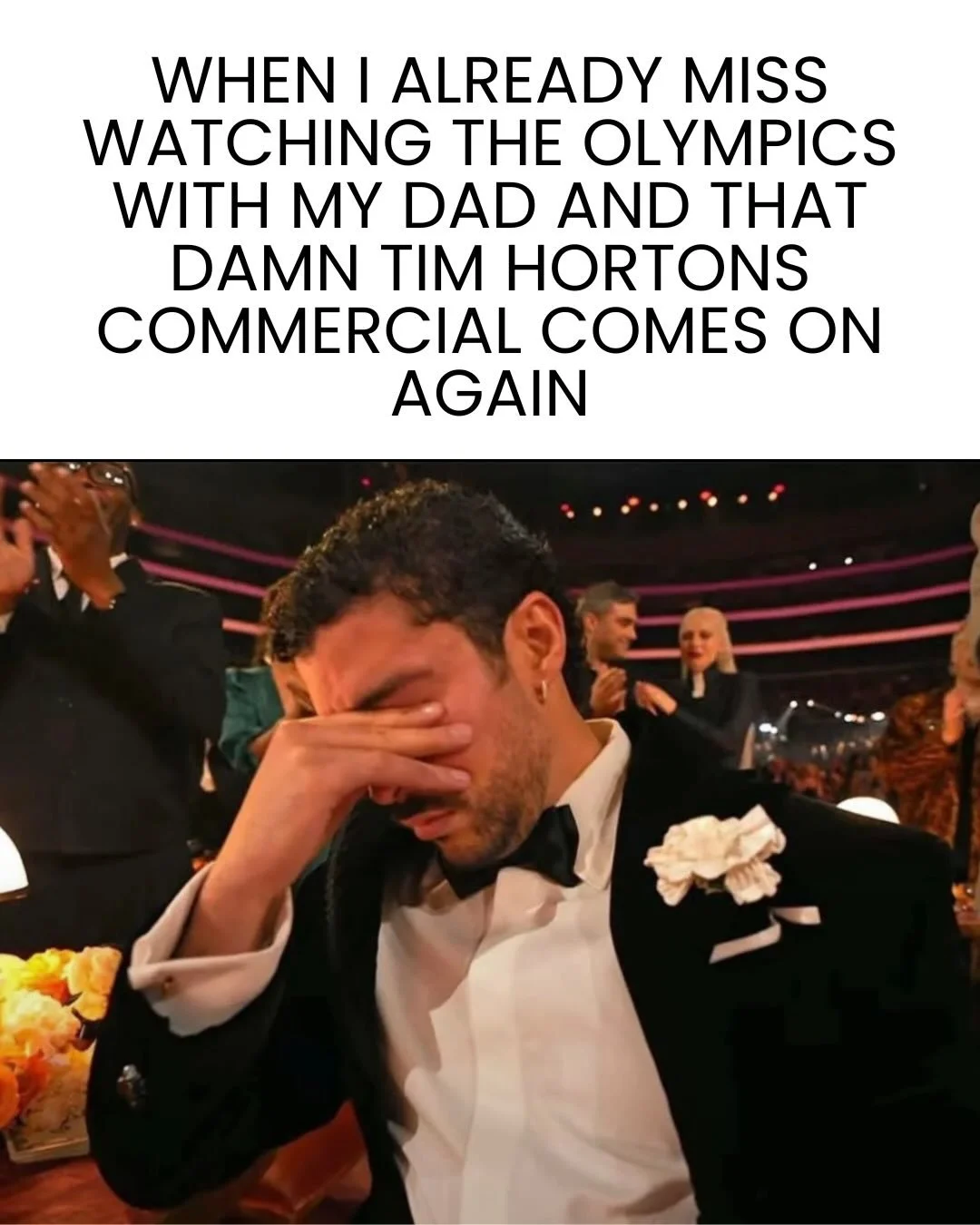 Made some Benito memes for this Sunday afternoon. Swipe to the end to see the Tim Hortons ad that has been haunting me for weeks. 👻