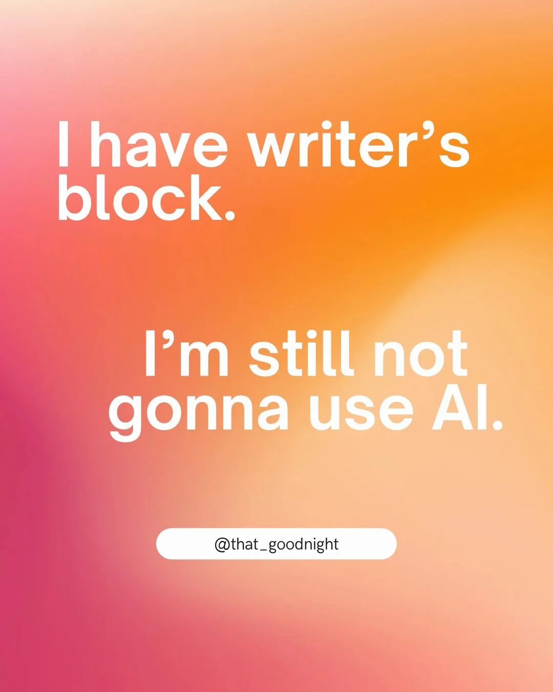 I&rsquo;ve been struggling to write lately but I made this post about writing, grief work, authenticity, and why I&rsquo;ll never use AI.