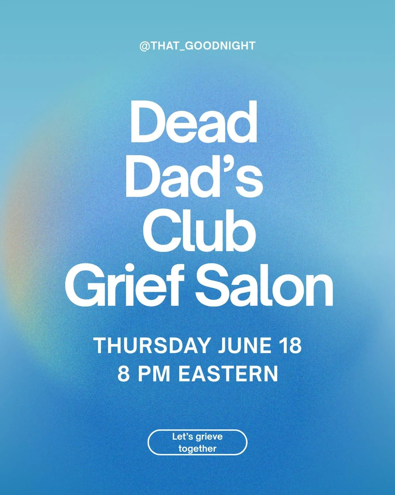 It&rsquo;s a club nobody wants to be in. With Father&rsquo;s Day coming up, this can be a very difficult time for people in the Dead Dad&rsquo;s Club. Join me on June 18th for a grief salon specifically for folks who are grieving the loss of their fa