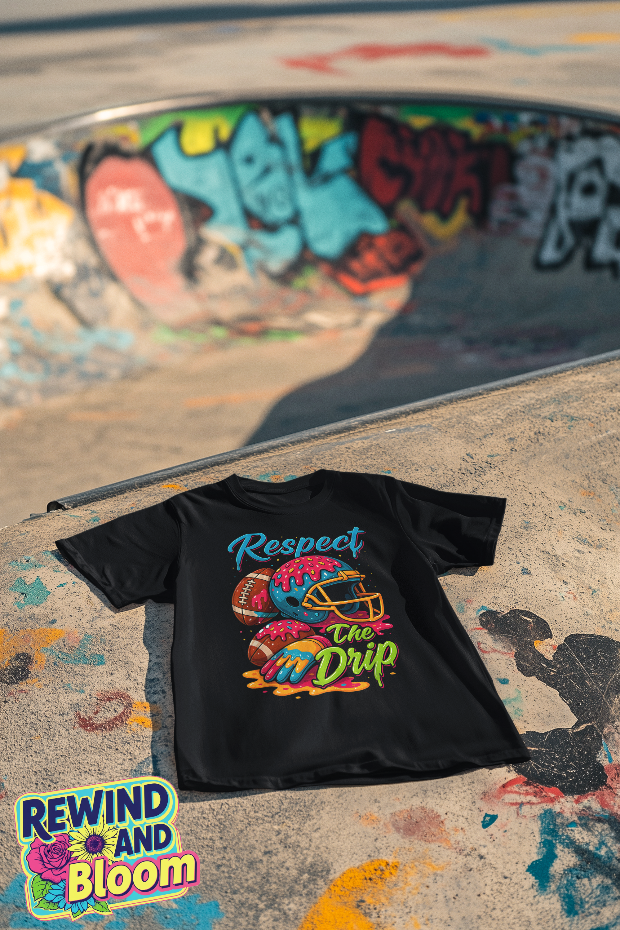 Blue Respect the Drip