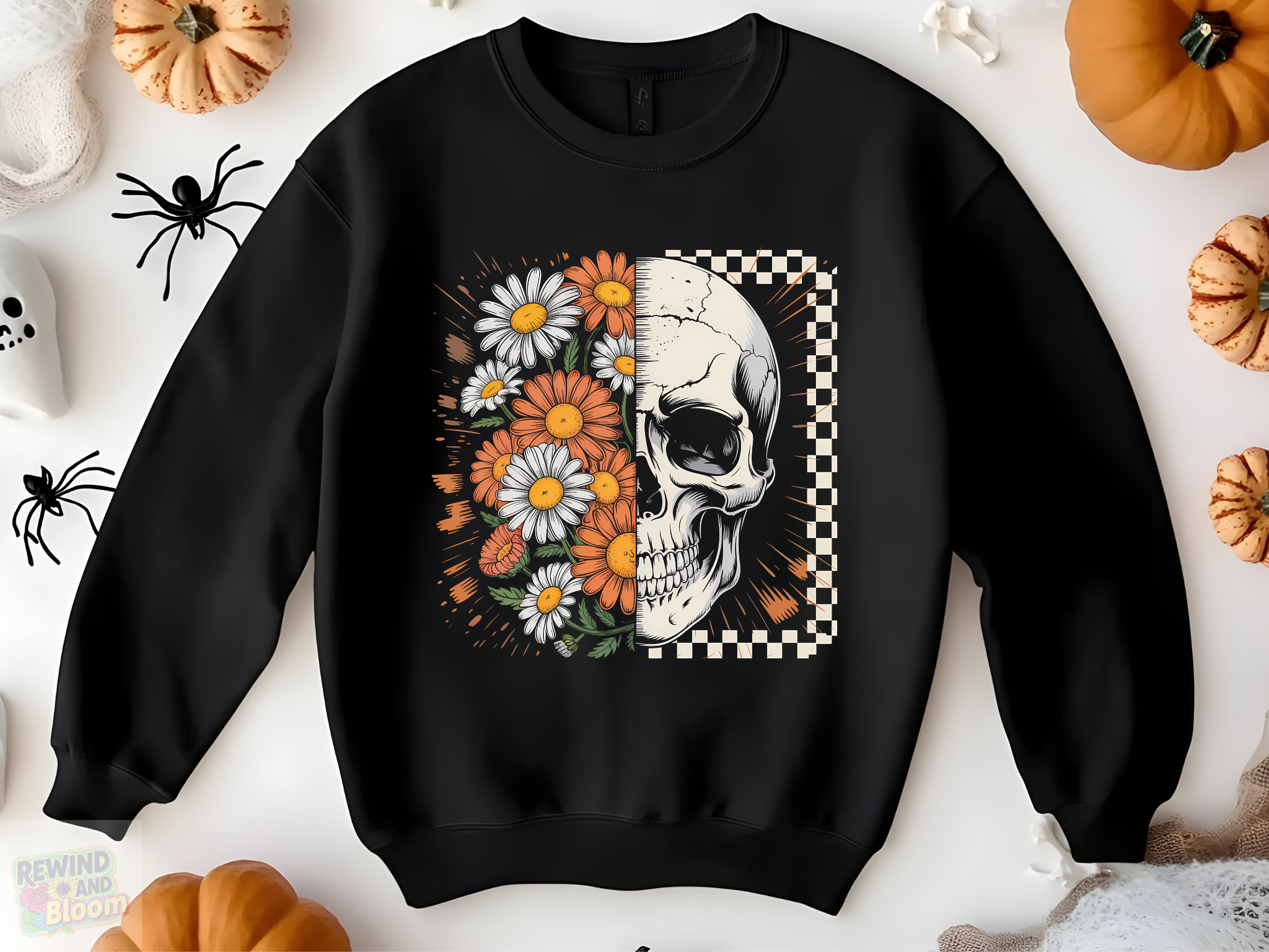 Skull & Flowers