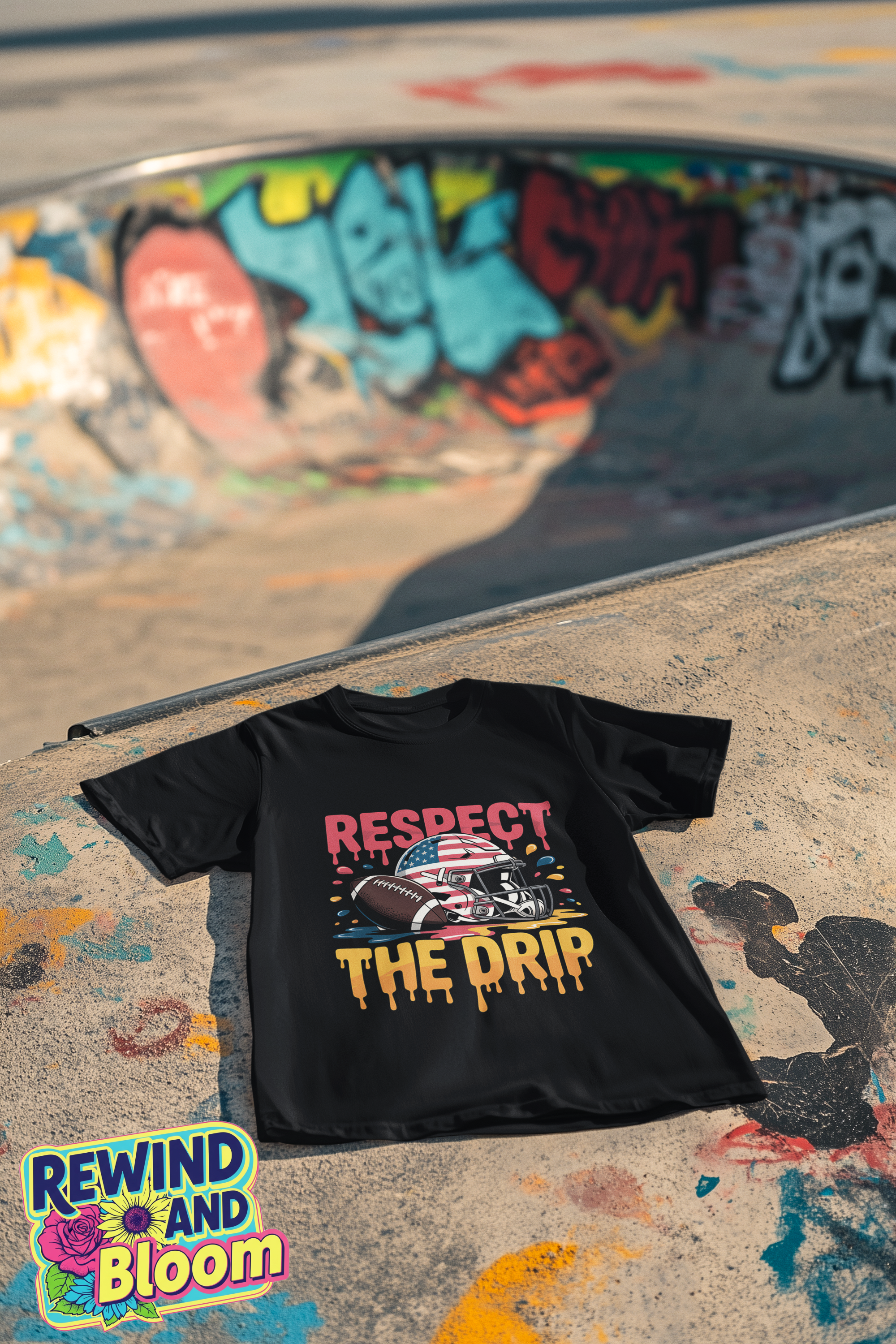 Red White and Blue Respect the Drip