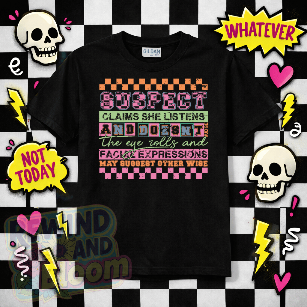 Suspect Claims She Listens