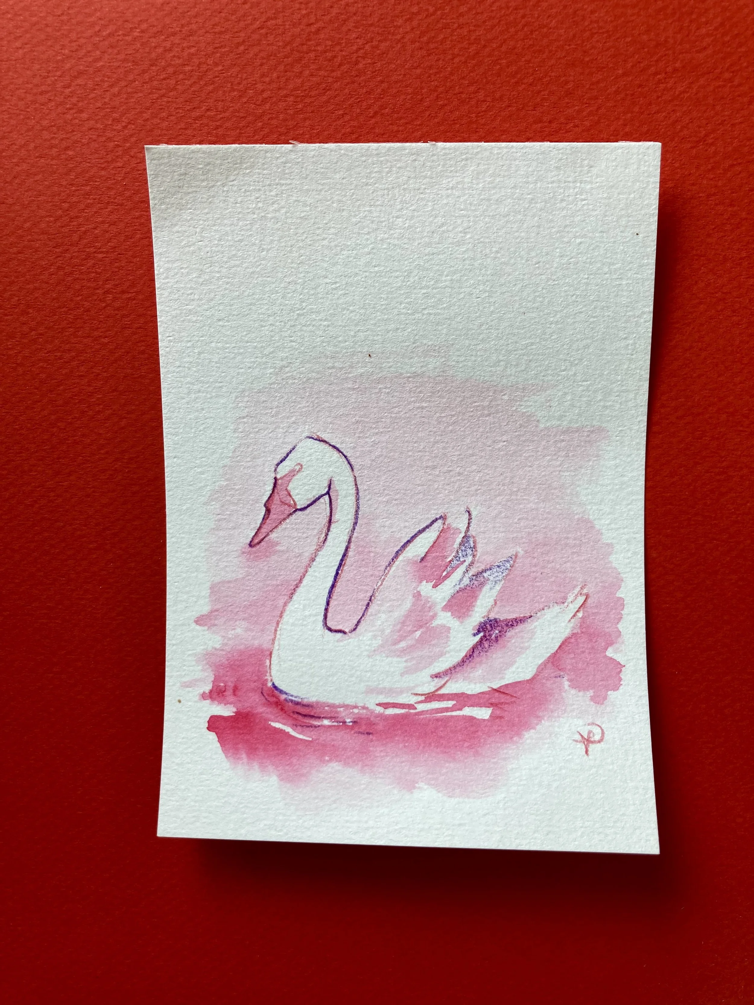 Carte cygne #2