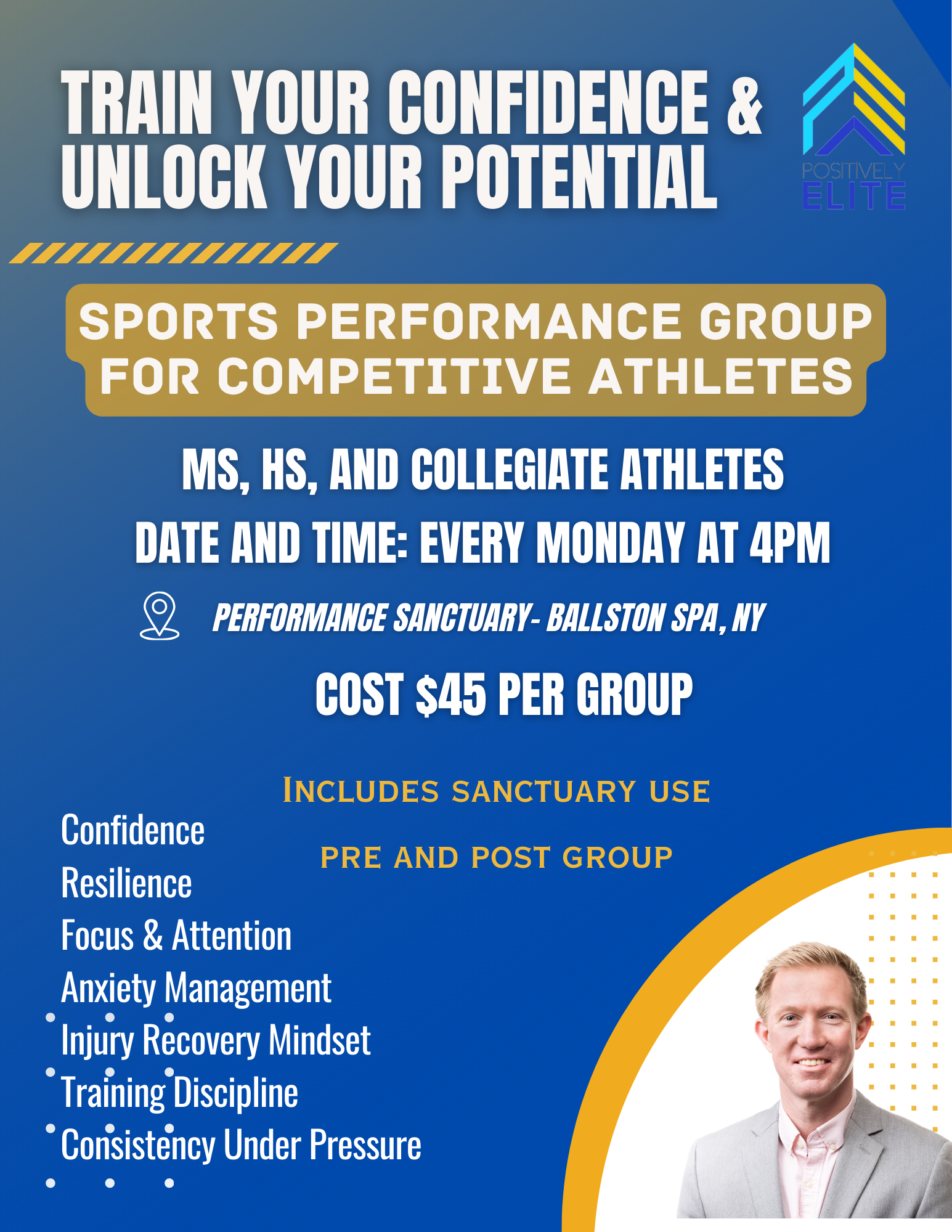 Sports Mental Performance Group- Meets Weekly