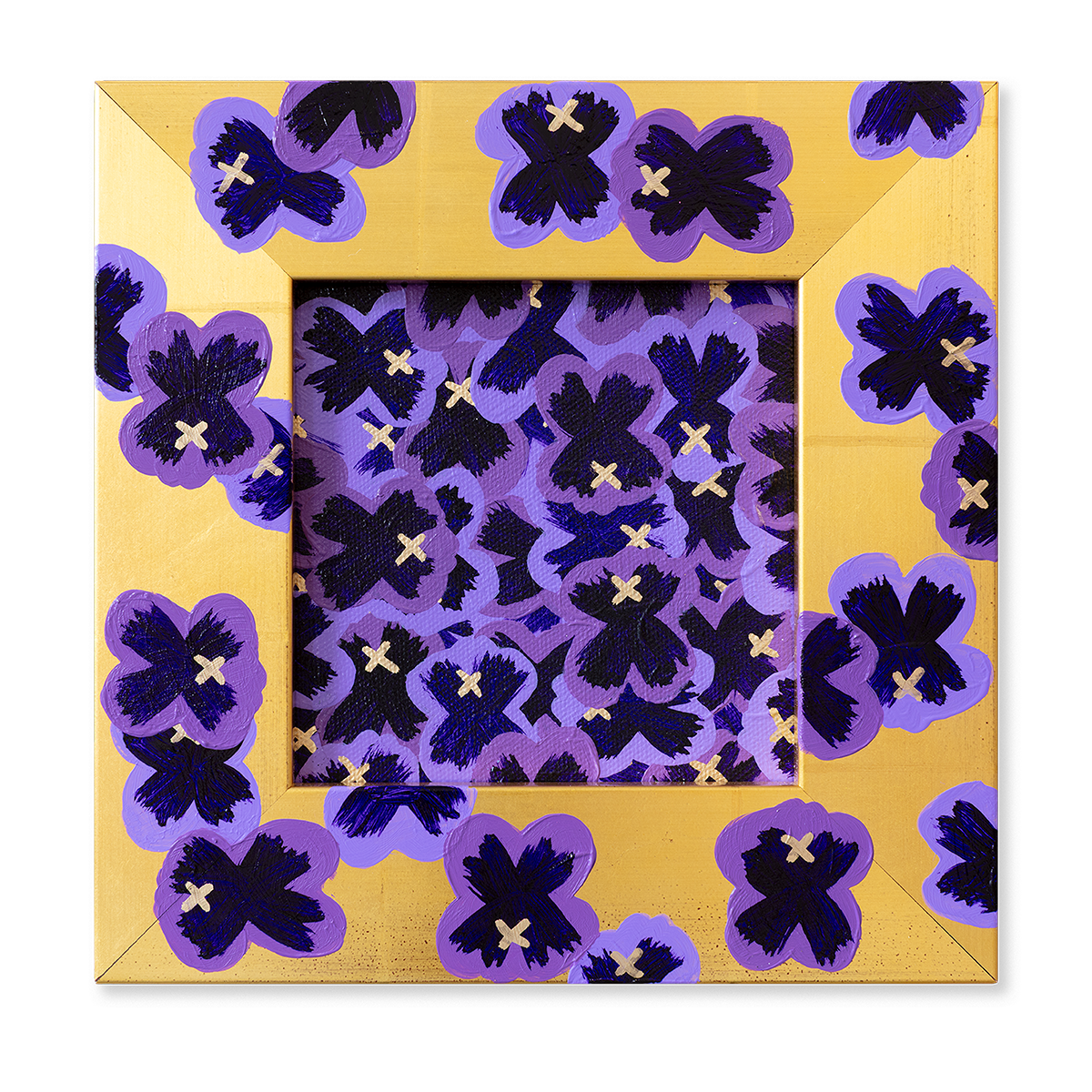 Purple on Gold (5x5)