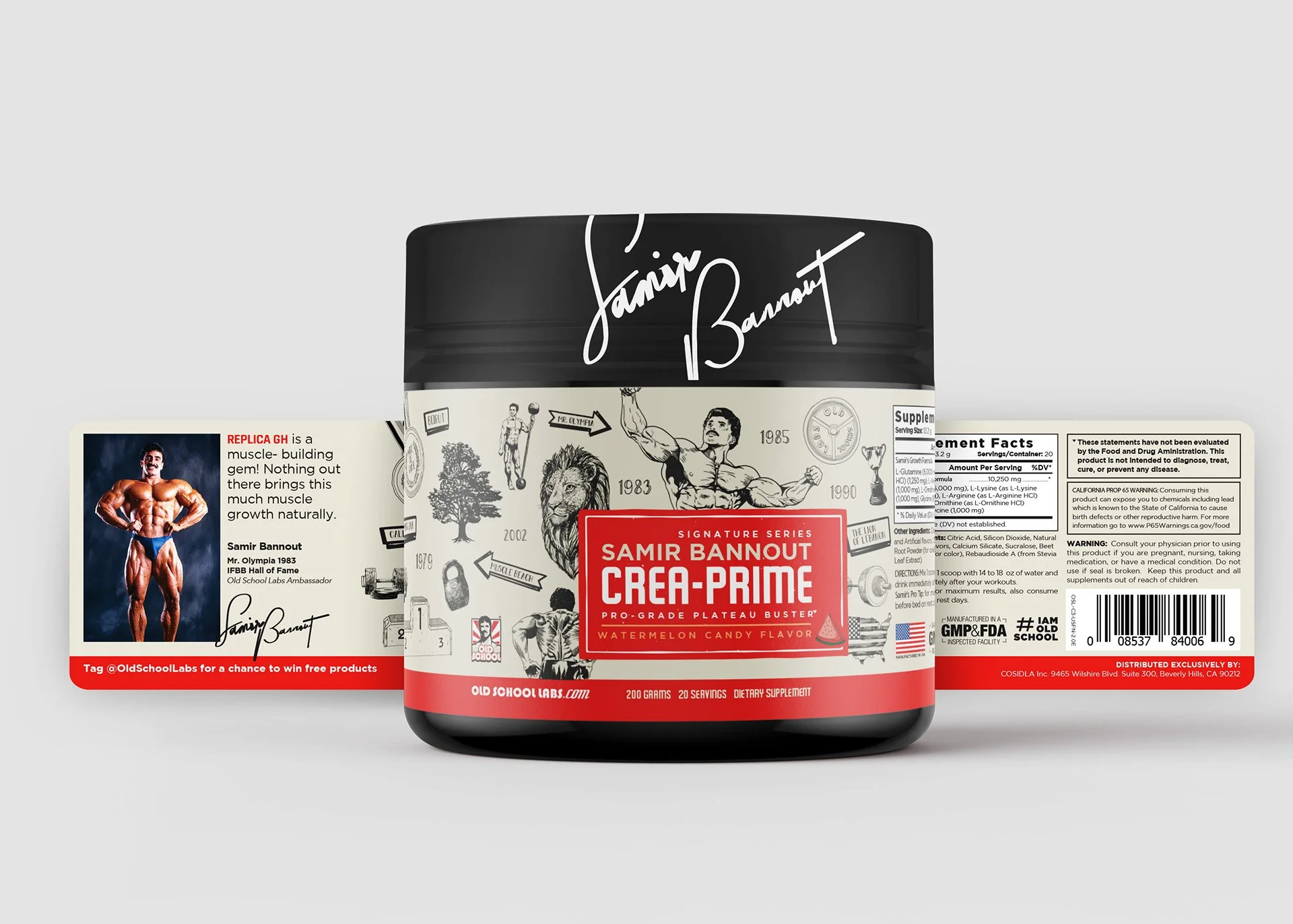 Packaging for the Signature Series, under the OSL main brand, in collaboration with illustrator