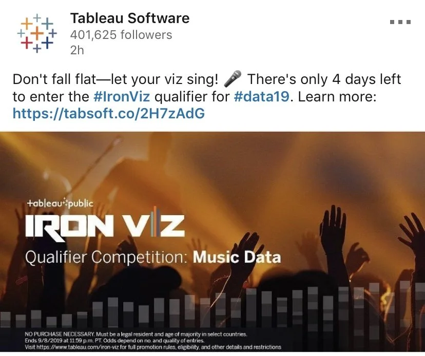 Iron Viz Social Promo