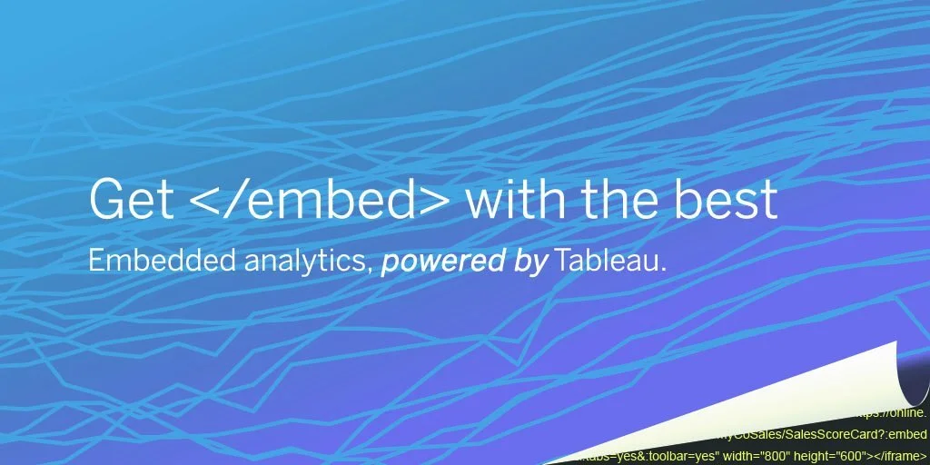 Embedded Analytics Campaign Ad