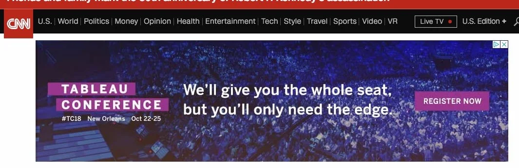Tableau Conference Digital Ad