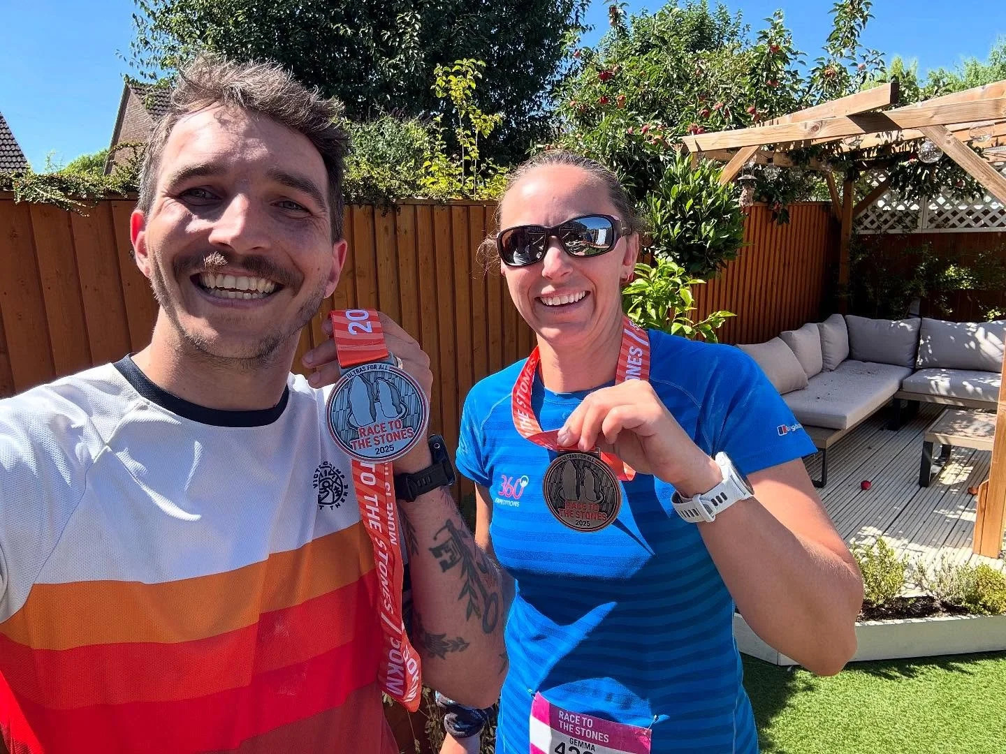 Race to the Stones 50km 🪨. 

Absolute 10/10 day for a run, excluding the +30&deg;&hellip; ☀️. 
We started off really well and made it through to about 20ish km in good time before the weather warmed up, I then had a brief sense of humour failure and